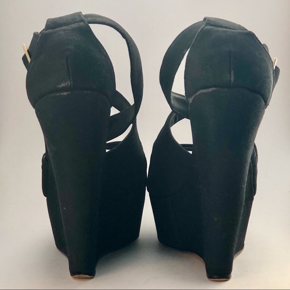 Steve Madden black Xternal wedge - Picture 5 of 7